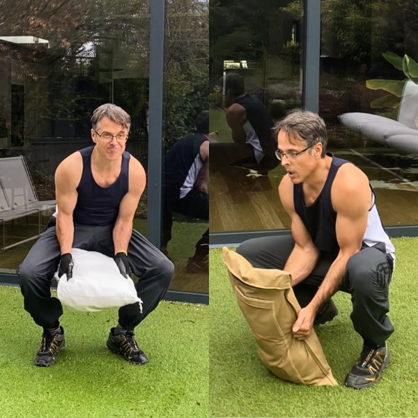 Phase 1 works the quads in your legs and glutes in your butt
