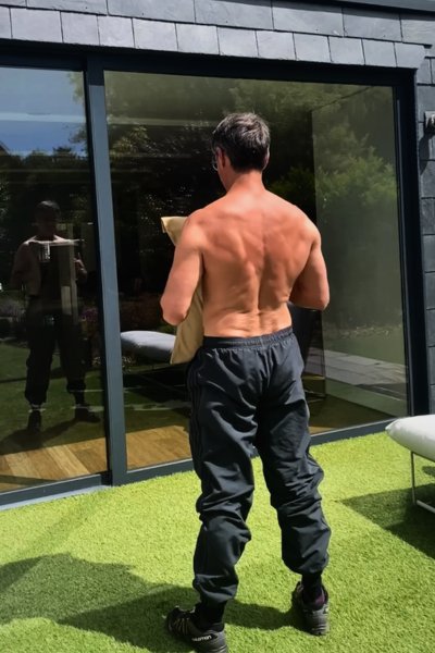 What is happening during isometric exercises?
 