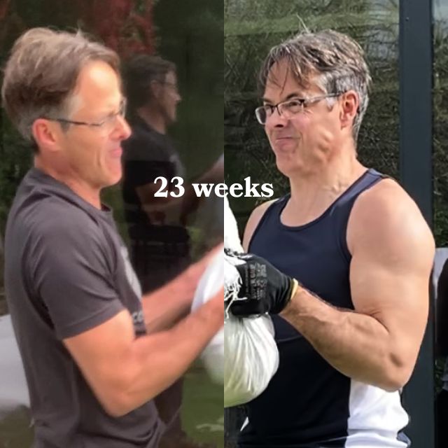 Effect of 23 weeks of doing our workout