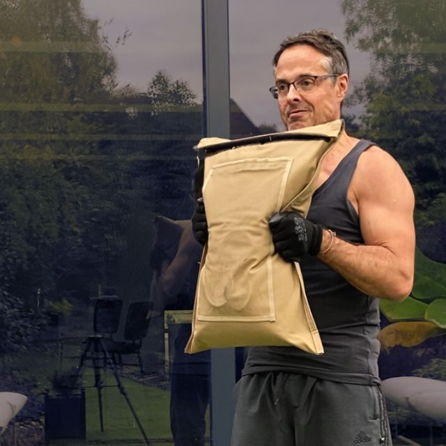 These arms got built eating more protein and working out 75-mins a week