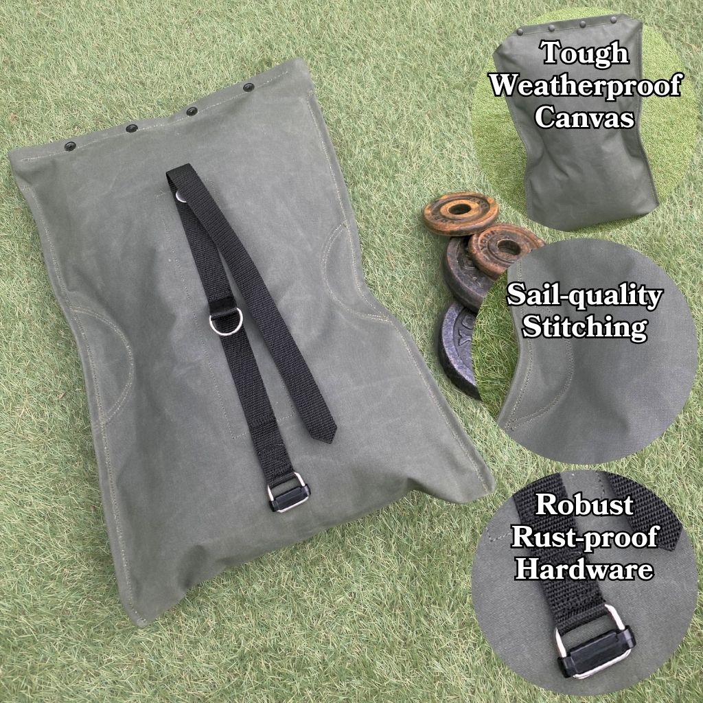 premium construction features of the GripSack exercise sandbag