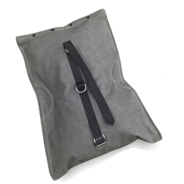 The GripSack exercise sandbag, which I designed for my workouts