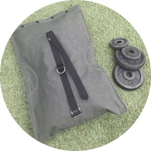 GripSack's unique weight strap for adding extra weight